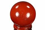 Polished Mookaite Jasper Sphere - Australia #116051-1